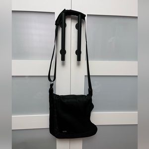 Black tablet bag